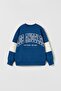 Boy's Los Angeles Printed Cotton Sweatshirt Tracksuit Bottom-Top Set - 3