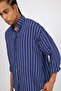 Woven Fabric Oversize Men's Shirt - 6