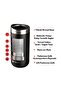 Thermal Insulated Steel Thermos Mug 350ml Blue Pearl - 7