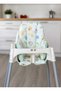 100% Cotton Baby Child High Chair Cushion Cute Animals Green Star