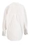 White 100% Cotton Stone Detailed Long Sleeve Oversize Shirt - 8