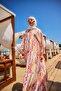 Women's Bead Pattern Dress Pink - 4