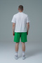 Daily Core - Green Relaxed Fit Cotton Men's Sports Shorts - 2