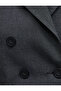 Crop Double Breasted Blazer Jacket - 6