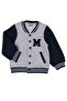 Baby Kids College Coat Front Snaps Cotton - 2