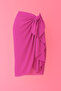 Pink Long Summer Chiffon Beach Pareo 80X150 cm Breathable Thin Fabric
