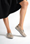 Genuine Leather Silver-g Women's Leather Ballerinas Dp16-0065 - 3