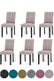 Jakali Tree Bark Chair Cover Chair Cover Chair Cover (6 S) Without Skirt Elasticated - 2