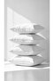 2 White Interlining Cushion Inner Pillows |   Square Sofa Corner Cushion |   Silicone Filled - 3
