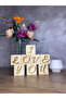 I Love You Laser Writing Decorative Wooden Cube 8 Pieces