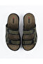 Men's Slippers - Khaki - Comfort Supported Structure, Stylish Design, Soft Sole, Suitable for Daily Use - 5
