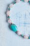 Certified Morganite, Turquoise and Hematite Stone Bracelet - 5