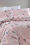 طقم لحاف قطن مزدوج 4 قطع – نمط FioreRose – وردي / ناعم الملمس - 5