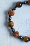 Certified Hematite, Tiger Eye and Rudraksha Seed Bracelet - 5