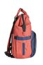 16099 Mother Baby Care Backpack 2-Piece Orange-navy blue - 7