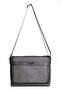 01Pc00112-Gr Long Strap Crossbody Messenger Bag Gray - 2