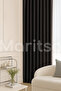 Blackout Series Blackout Lightproof Bitter Brown Pleatless (1X1) Single Wing Sunshade Background Curtain