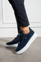 Navy Blue Men's Sneaker Casual Sports Shoes High Sole - Comfortable Design Q7 - 3