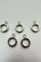 Stainless Steel Single Ring Hoop for Jewelry Making/Production |   5 Pieces - 2