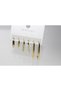 Women's Gold Color 6-Piece Hoop Earring Set – Stylish Model in Different Sizes - 6
