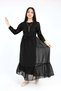 Girl's Tulle Fabric Clipping Embroidered Necklace Lined Night Graduation Wedding Evening Dress - 7