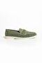 Women's Genuine Leather Ballerinas Green - 2