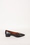 Women's Leather Ballerinas Black - 6