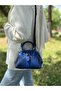 Nçs Cobalt Blue Mini Women's Hand and Shoulder Bag - Minimal State of Elegance (En:18~Boy:13) - 6