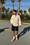 Chill Cozy Relax Fit Shirt Beige - 2