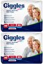 Patient Diapers Adult with Waist Band Textile Surface Medium (m) 60 Pieces (2Pk*30)