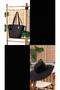 Black Straw Hat and Straw Bag Double Set Boxed Shipping Set2005 - 7