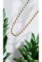 Premium Quality Xuping Xp Stamped Stainless Steel Gold Dorica Chain Necklace - 2