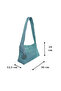 Women's Shoulder Bag from Freya Series - Melange Green Maxi - 5