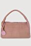 Women's Shoulder Bag from Freya Series - Glossy Pink Mini - 7