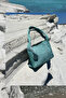 Women's Shoulder Bag from Freya Series - Melange Green Maxi - 2