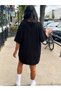Plus Size Women's Short Sleeve Crew Neck T-Shirt Dress Nightgown - 2