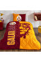 Taç Licensed Galatasaray Famous Lion Quilt Set (with Pillow Gift)