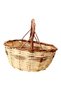 Small Wicker Cane Bamboo Basket Organizer - Gift Hand Knitted Organizer - 2