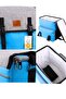Cooler Insulated Insulated Thermal Thermos Food Beverage Bag Blue - 5