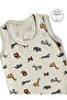 100% Cotton Baby Boy Snap Body Suit - 3