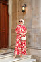 Women's Smoke Patterned Dress Red - 2