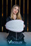Knee Orthopedic Pillow - V Model Knee Pillow Visco Pillow Pink 25x25x15 - 2