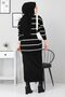 Suede Pencil Skirt Tsd0034 Black - 5