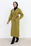 Double Breasted Collar Buttoned Cape TSD231111 Yellow - 4
