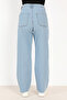 High Waist Wide Leg Jeans Trousers TSD231008 Light Blue - 4