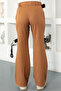 Belted Wide Leg Trousers Tsd221110 Camel - 6