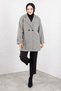 White coat with pocket, handle, and epaulette detail tsd240954 - 5