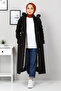 Waist Laced Coat Tsd1932 Black