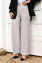 Wide Leg Striped Trousers TSD240115 Gray - 3