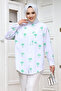 تونيك بنمط النخيل TSD240119 أخضر - 2